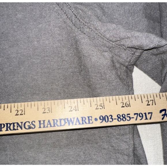 Wrangler Shirt Men's 2XL Western Pearl Snap Long Sleeve Gray Cotton - Picture 2 of 10